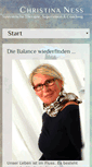 Mobile Screenshot of ness-therapie.de